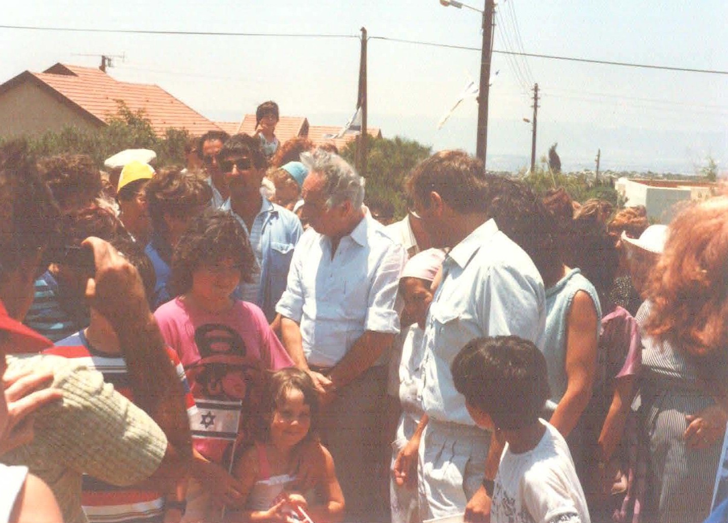 כך היינו - ביקור שמעון פרס במנוף 1987